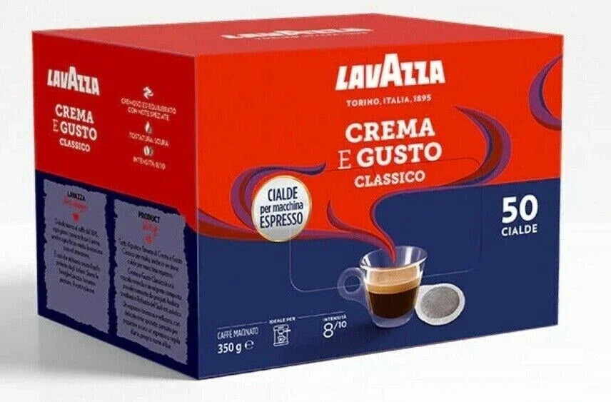 Cialde LAVAZZA CREMA E GUSTO 50 Cialde Box Caffè Espresso