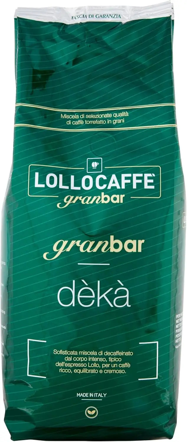 Lollo Caffè 1 kg Grani decaffeinato Miscela DEK