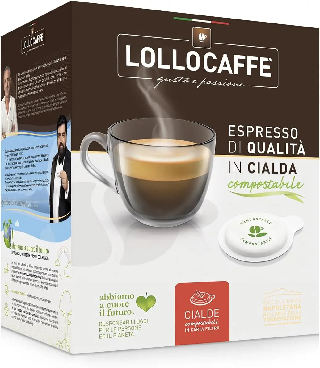 Lollo Caffè Miscela oro Box Cialde 150 pezzi Carta Ese44