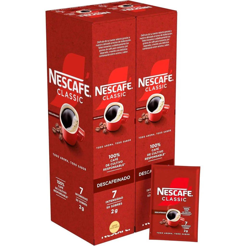Caffè solubile decafinato Nescafé, 100 bustine