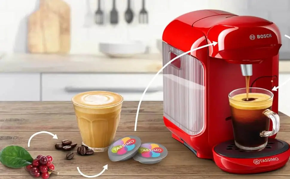 TASSIMO Marcilla Capsule Long Coffee - PACK 5 confezioni da 16 capsule, 80 capsule di meraviglioso caffè lungo