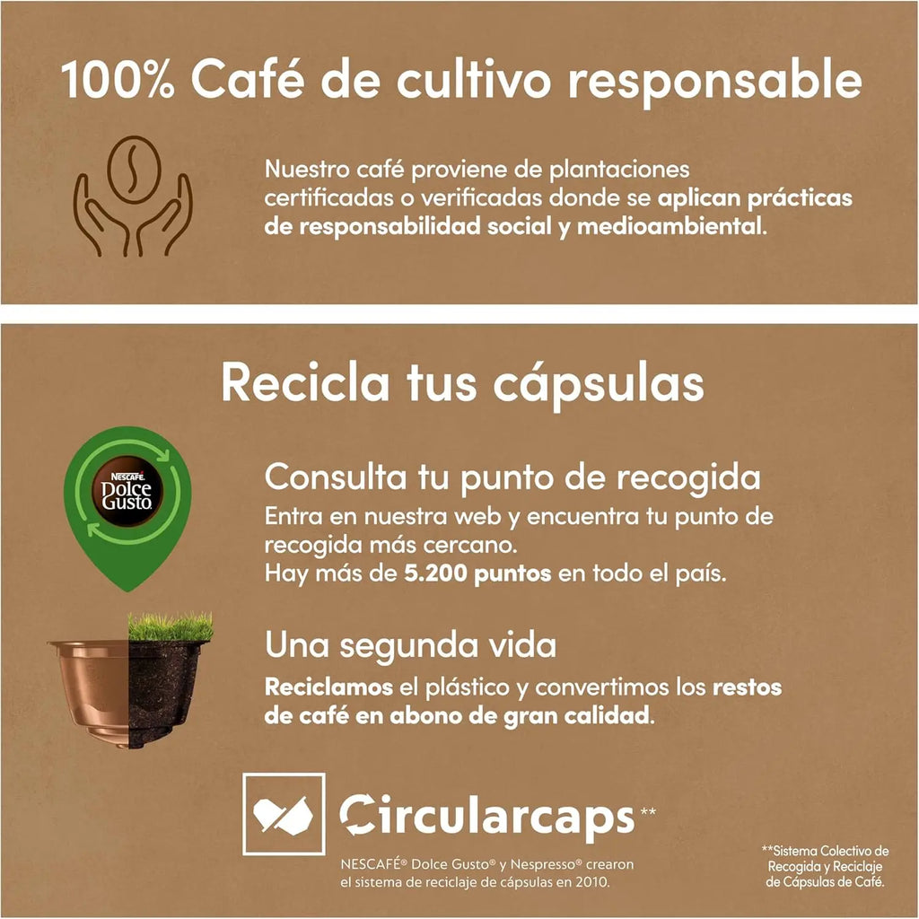 NESCAFÉ Dolce Gusto Ristretto Barista, 48 capsule, Espresso forte, Intensità 9, Caffè tostato intenso (confezione 3 x 16)