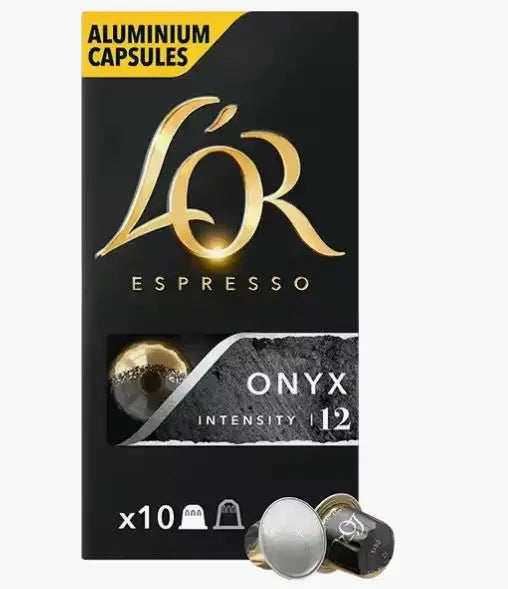 Capsule di caffè Onyx L'OR Maxi Pack da 40 unità compatibili con Nespresso - Prodotto in Spagna