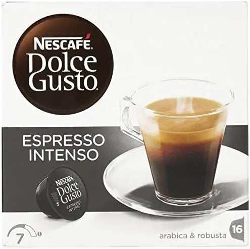 Nescafé Dolce Gusto - Caffè capsule Espresso intenso, Confezione da 3 x 16 capsule - Totale: 48 capsule di caffè. Valido per le macchine da caffè Dolce Gusto
