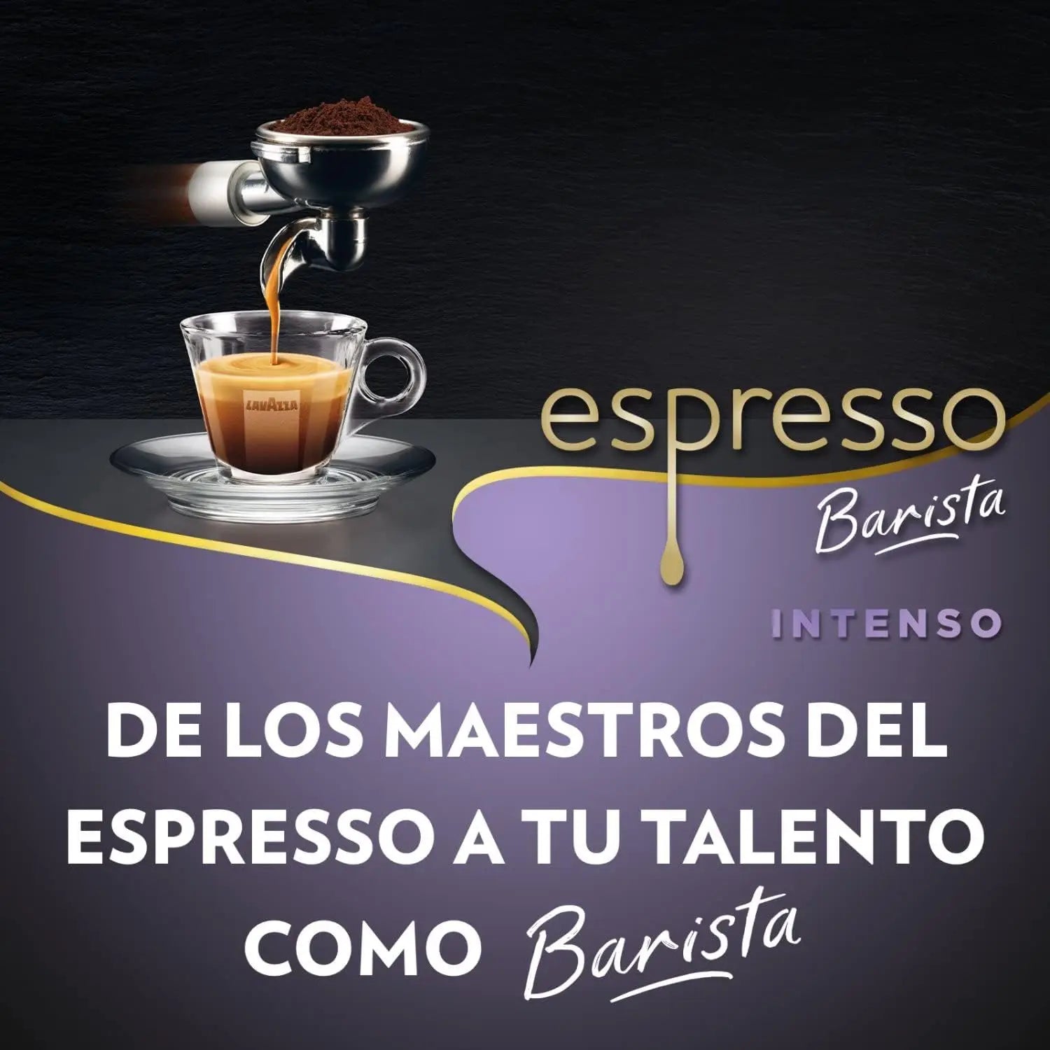 Lavazza, Espresso Barista Intenso, Chicchi di caffè tostati naturali, Ideale per Espresso o Macchina da caffè super Automatica, con Note aromatiche di Cacao e Legno, Intensità 9/10, Tostatura media, 1 kg
