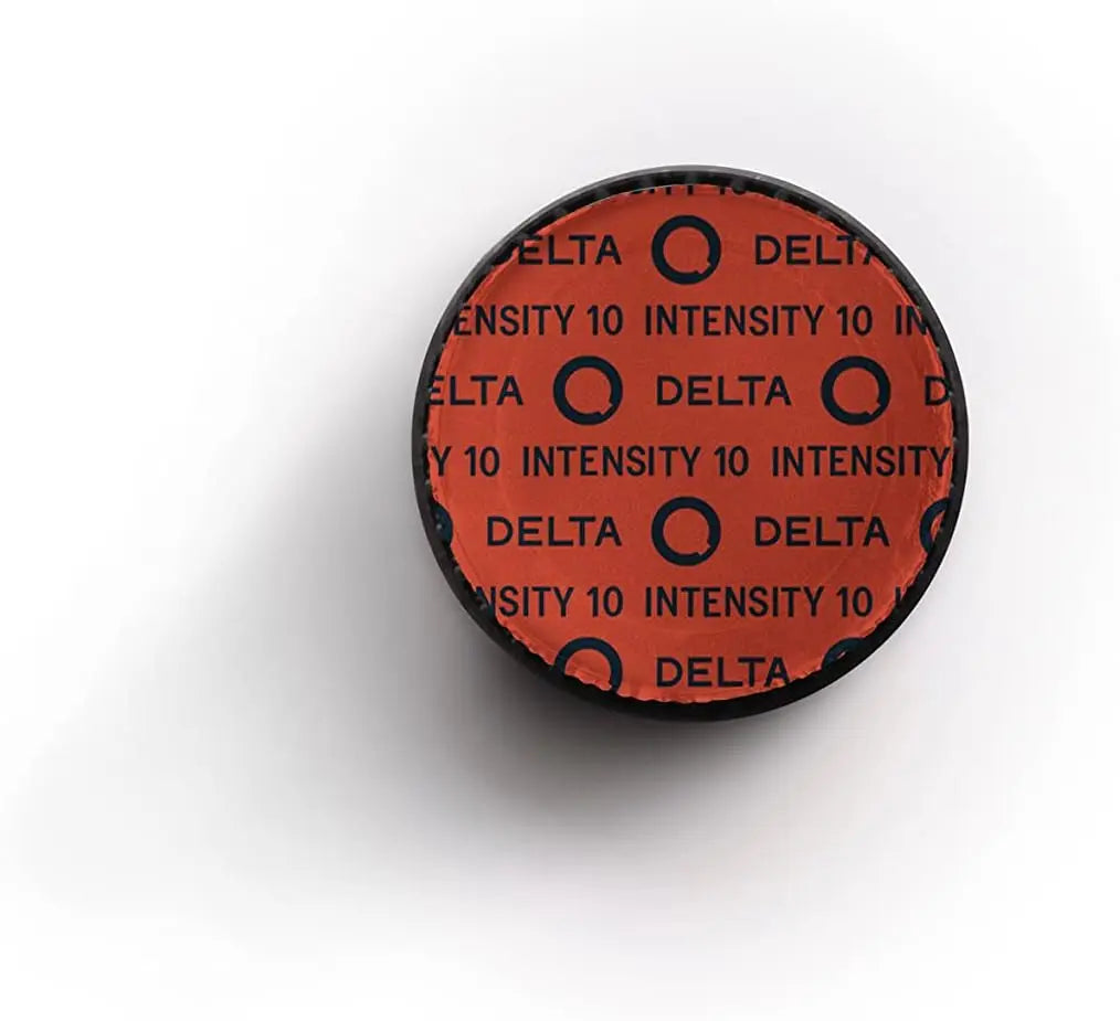Delta Q - Capsule di caffè macinato Qalidus - Espresso intenso con note caramellate - Intensità 10 - Macinato naturale - 80 capsule