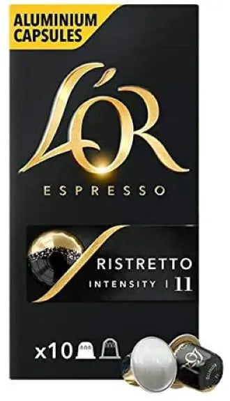 Capsule di caffè L'OR Ristretto intensità 11 (scatola da 50 capsule)