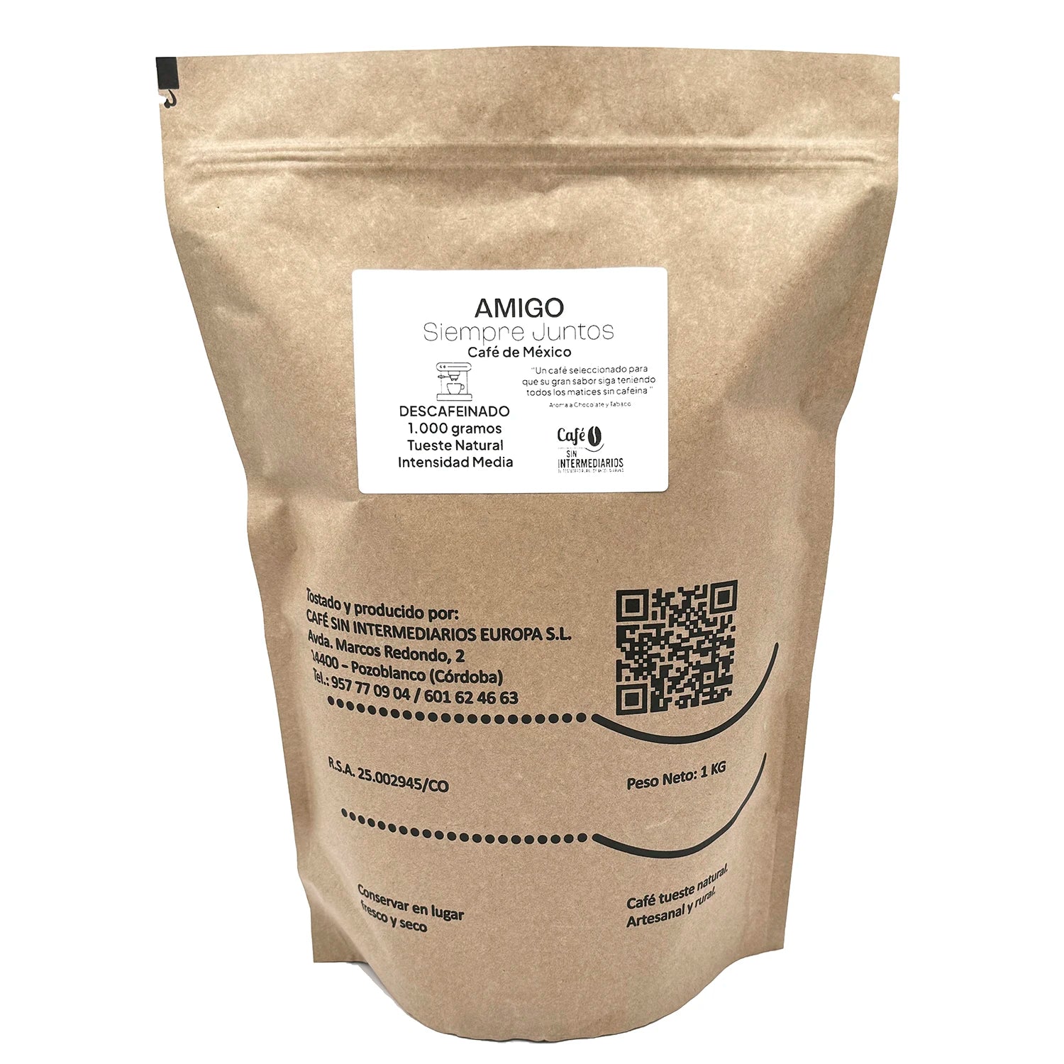 CAFFÈ SENZA INTERMEDIARI - Caffè Decaffeinato Friends |   Confezionamento settimanale per tostatura e spedizione |   Sapore delicato ideale