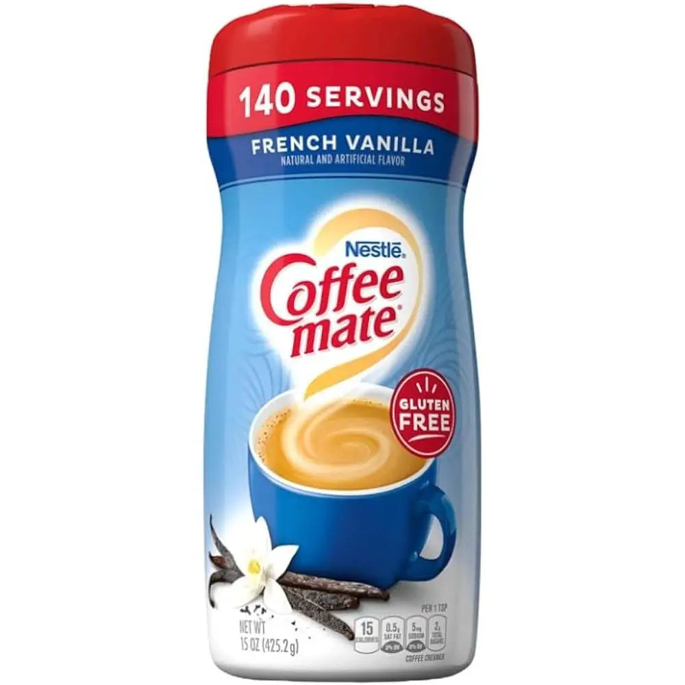 Coffee Mate Nestlé French Vanilla 425,2gr/ 15oz Polvere al gusto di vaniglia