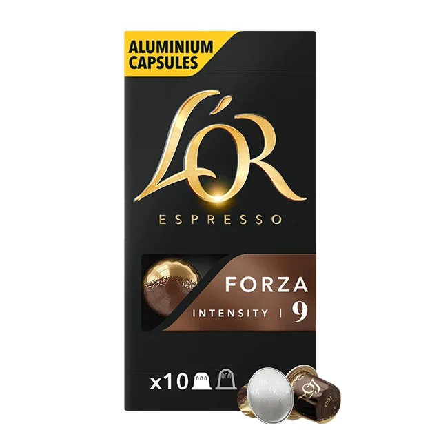 Capsule caffè L'OR Forza intensità 9 (scatola da 50 capsule)