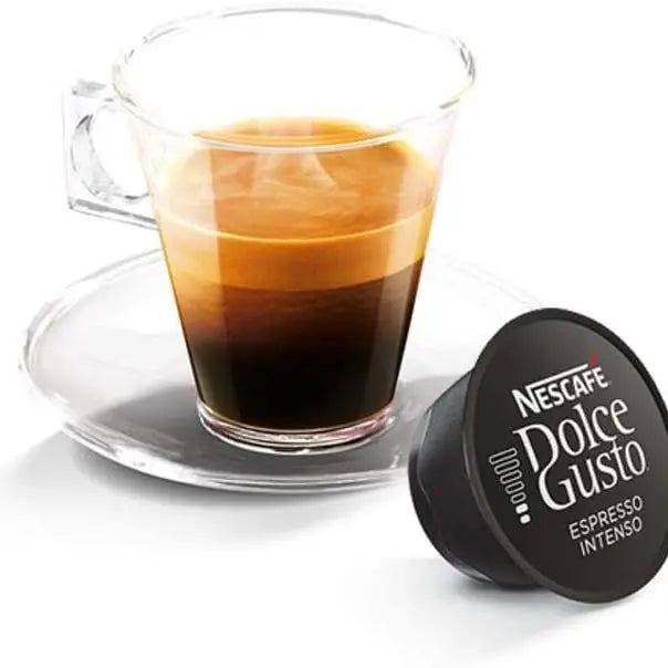 Nescafé Dolce Gusto - Caffè capsule Espresso intenso, Confezione da 3 x 16 capsule - Totale: 48 capsule di caffè. Valido per le macchine da caffè Dolce Gusto