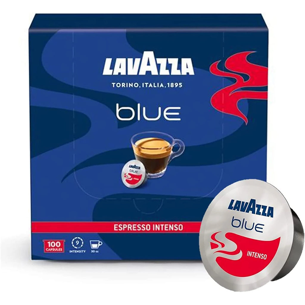 Caffè in capsule intensa blu Lavazza 100 unità - 100% Arabica - Intensità 9