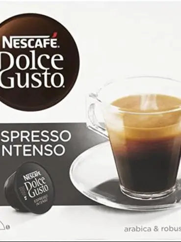 Nescafé Dolce Gusto - Caffè capsule Espresso intenso, Confezione da 3 x 16 capsule - Totale: 48 capsule di caffè. Valido per le macchine da caffè Dolce Gusto