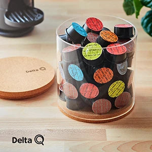 Delta Q - Capsule di caffè macinato Qalidus - Espresso intenso con note caramellate - Intensità 10 - Macinato naturale - 80 capsule