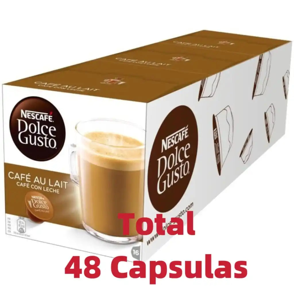 NESCAFE DOLCE GUSTO caffè con latte intensità 7 custodia 16 capsule-TOTAL 96 capsule