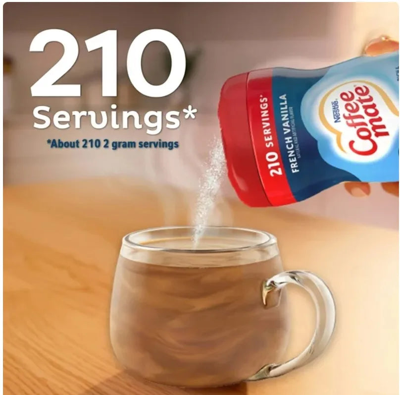 Coffee Mate Nestlé French Vanilla 425,2gr/ 15oz Polvere al gusto di vaniglia
