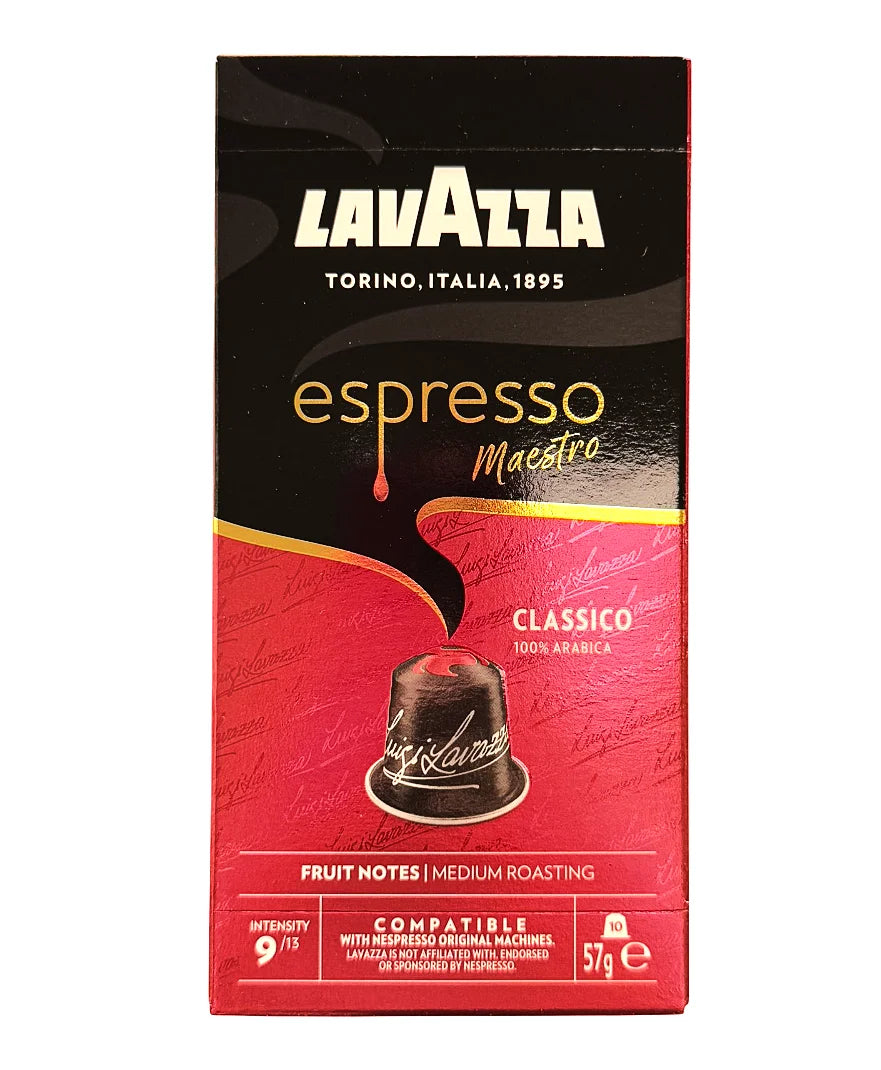 Capsule di caffè Lavazza, scatola da 100 capsule.