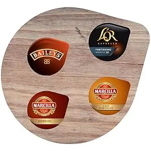 TASSIMO MARCILLA Capsule di Caffè Decafinato - CONFEZIONE 5 confezioni da 16 capsule, 80 capsule di perfetto caffè decaffeinato