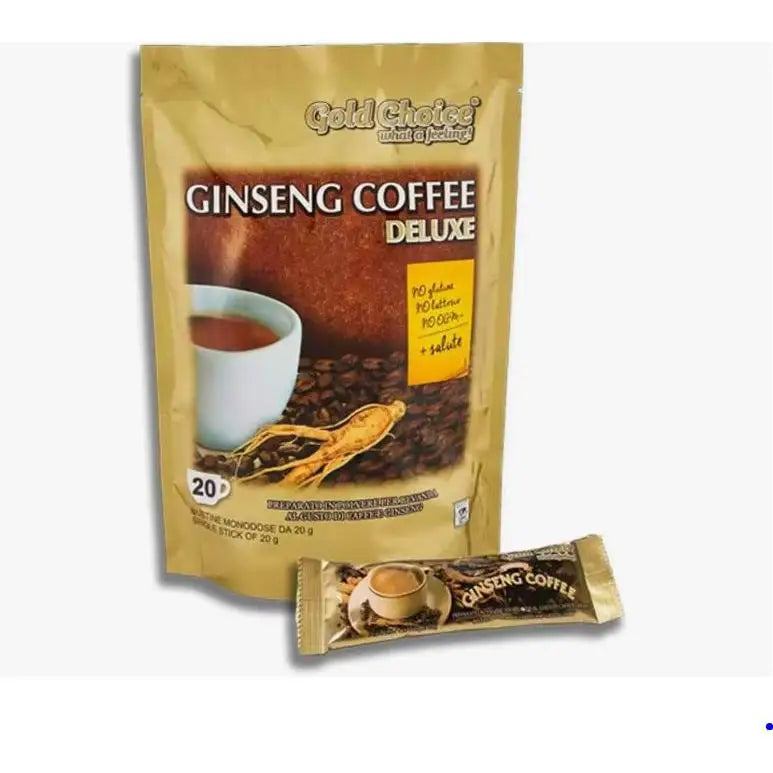 Caffè solubile al ginseng Caffè al ginseng Deluxe - 20 stick da 20g