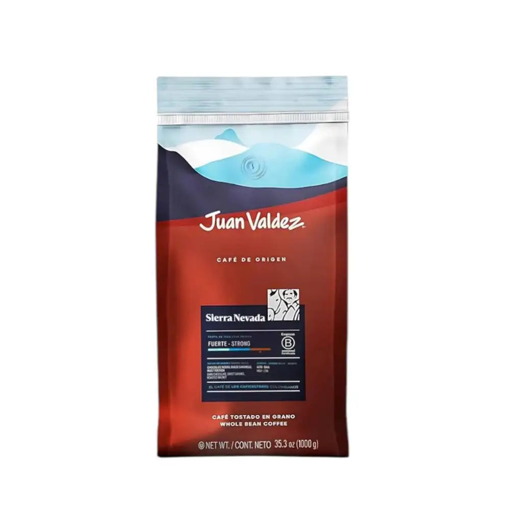 Juan Valdez Sierra Nevada |   Caffè in Grani Tostato Intenso - 1Kg - Juan Valdez Café