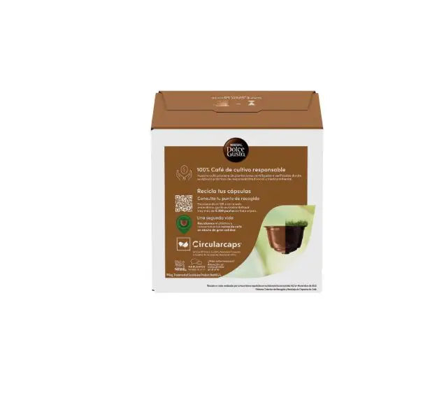 Nescafé Dolce Gusto Caffè con Latte Capsule per Sistema a Capsule, 16 Unità