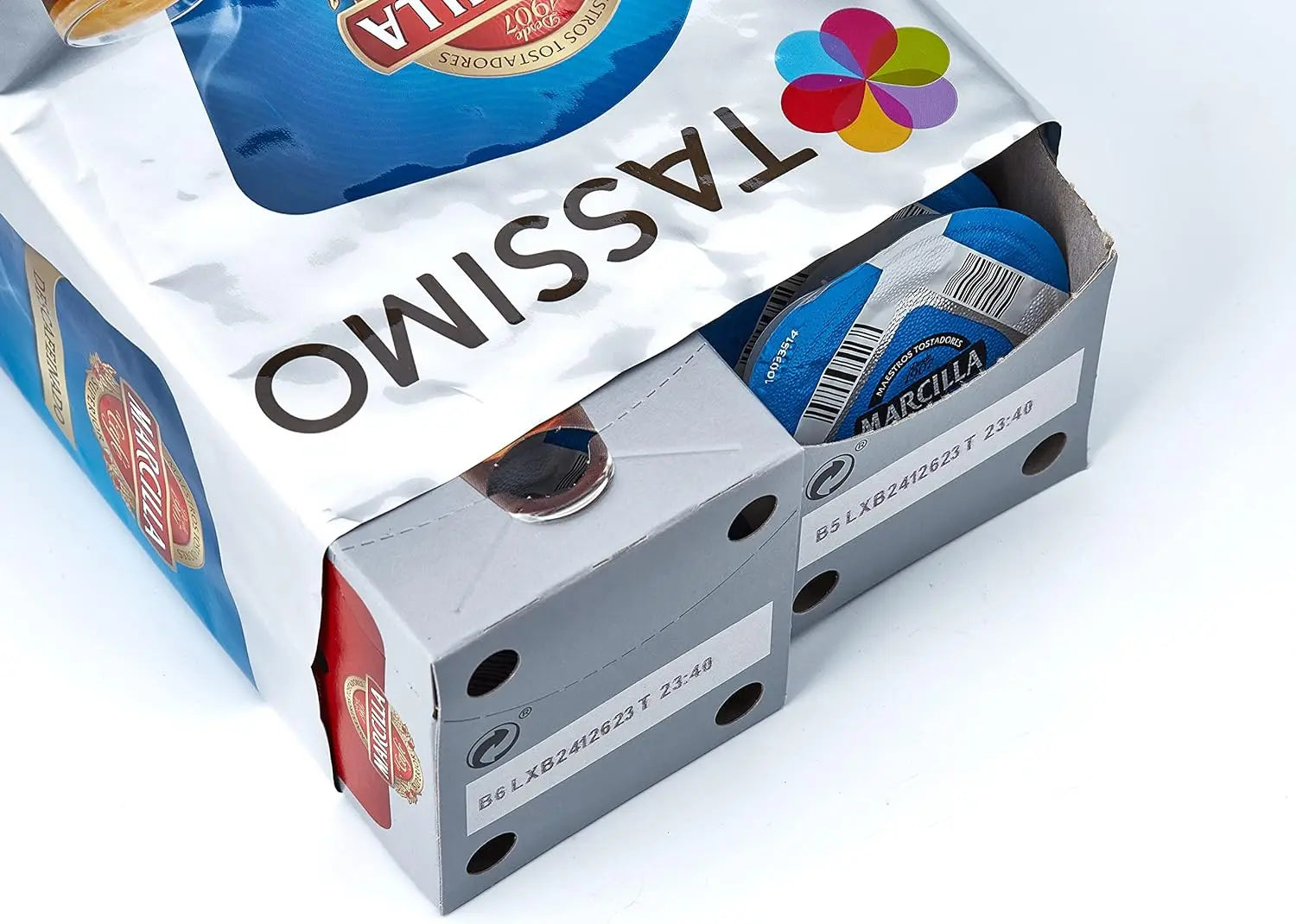 TASSIMO MARCILLA Capsule di Caffè Decafinato - CONFEZIONE 5 confezioni da 16 capsule, 80 capsule di perfetto caffè decaffeinato