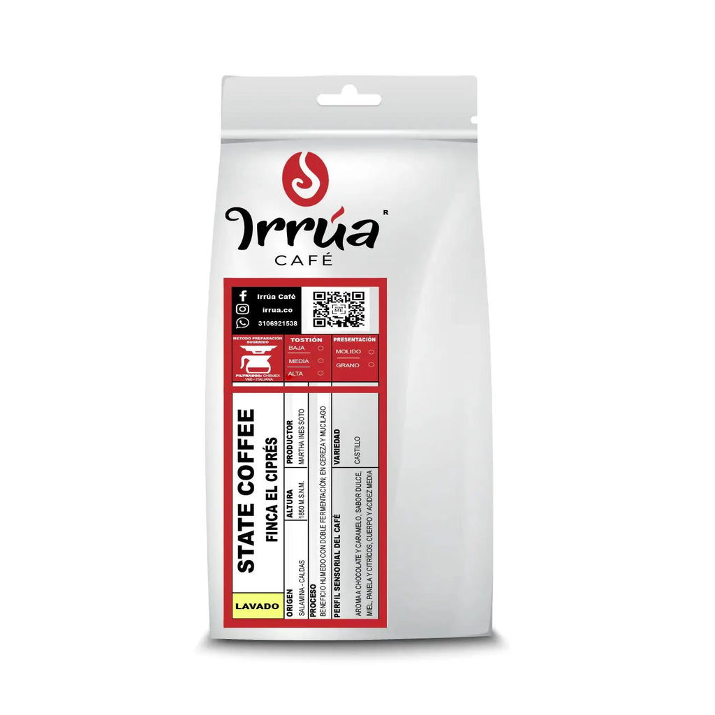 Caffè speciale IRRÚA - Caffè dalla Colombia (SCA 84.5) - Chicchi di caffè tostati naturali 100% Arabica