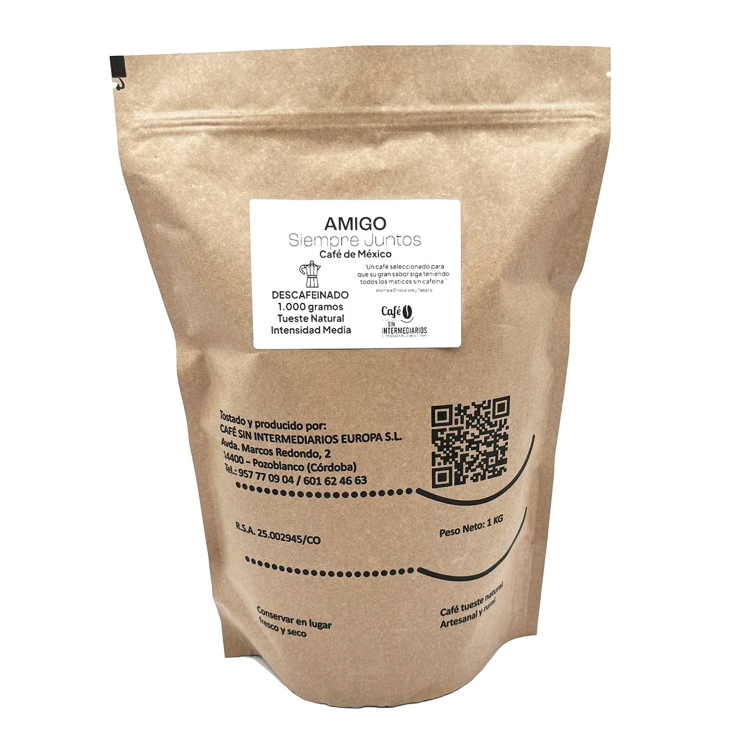 CAFFÈ SENZA INTERMEDIARI - Caffè Decaffeinato Friends |   Confezionamento settimanale per tostatura e spedizione |   Sapore delicato ideale