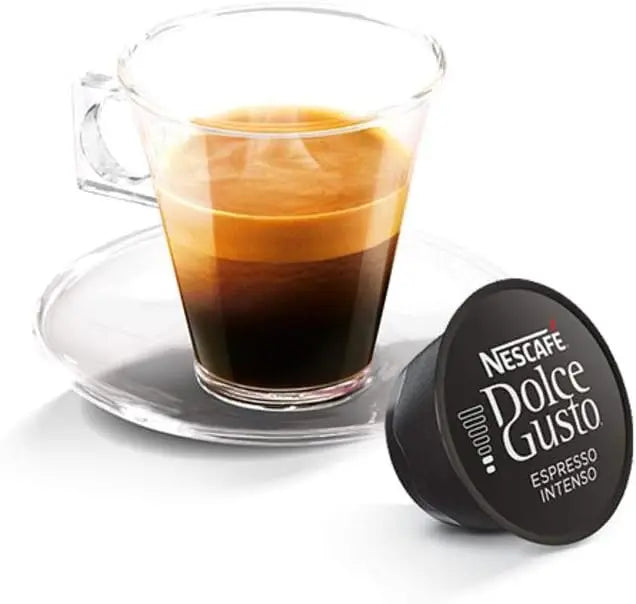 Nescafé Dolce Gusto - Caffè capsule Espresso intenso, Confezione da 3 x 16 capsule - Totale: 48 capsule di caffè. Valido per le macchine da caffè Dolce Gusto