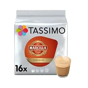 TASSIMO Marcilla Capsule Long Coffee - PACK 5 confezioni da 16 capsule, 80 capsule di meraviglioso caffè lungo
