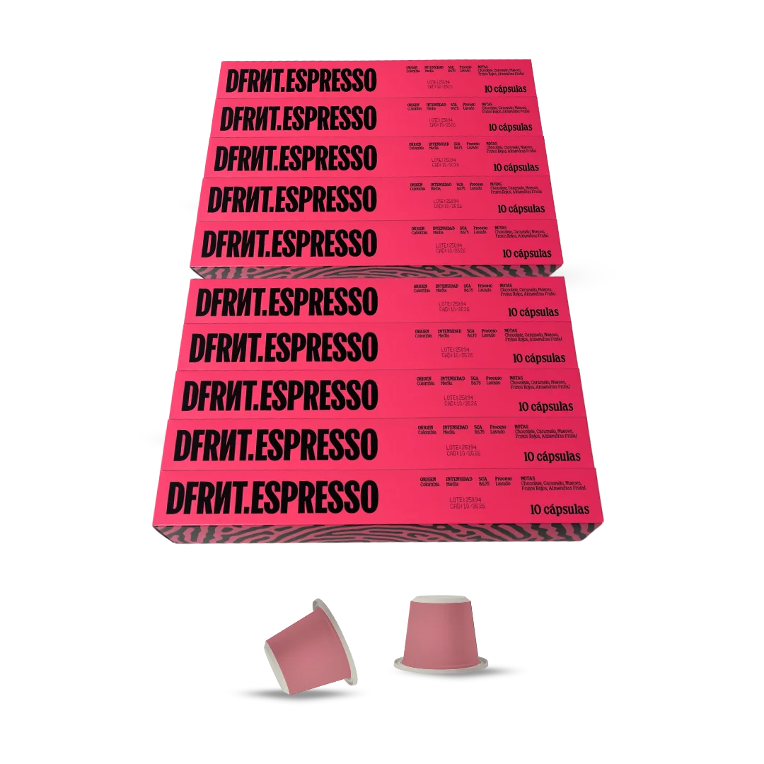 DFRNT.ESPRESSO Capsule caffè Speciality Colombia - Espresso ideale - Compatibile con Nespresso - Biodegradabile