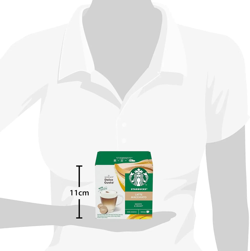 Capsule di caffè STARBUCKS Latte Macchiato di Nescafé Dolce Gusto 3 x 12 (36 capsule, 18 bevande)
