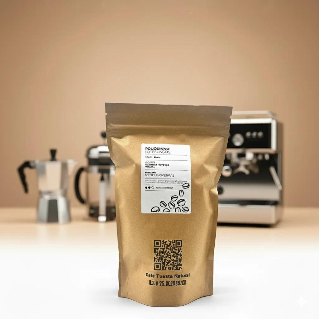 CAFÈ SENZA INTERMEDIARI |   Chicchi di caffè Pouquinho |   Tostatura settimanale |   Imballaggio per la spedizione |   Intensità media |   Caffè brasiliano