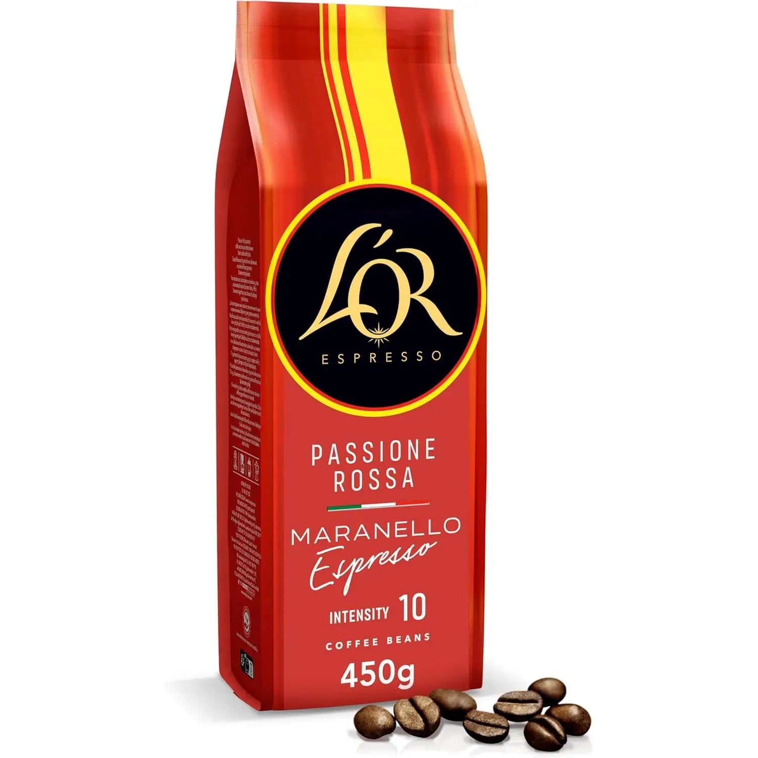 L'OR 2x500g Espresso Colombia Chicchi di Caffè Naturali 100% Arabica-L'OR 2x450 gr Caffè Espresso Chicchi Passione Rossa Maranello Espresso-L'OR 2*500g Espresso Brasile Chicchi di Caffè Naturali 100% Arabo-a