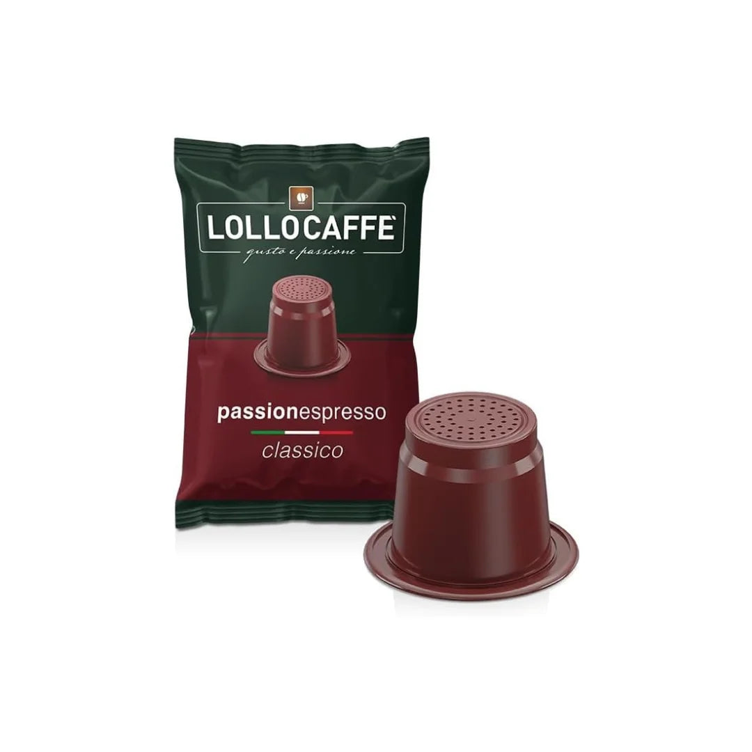 100 Capsule Caffè Lollo Compatibili con Macchine Nespresso