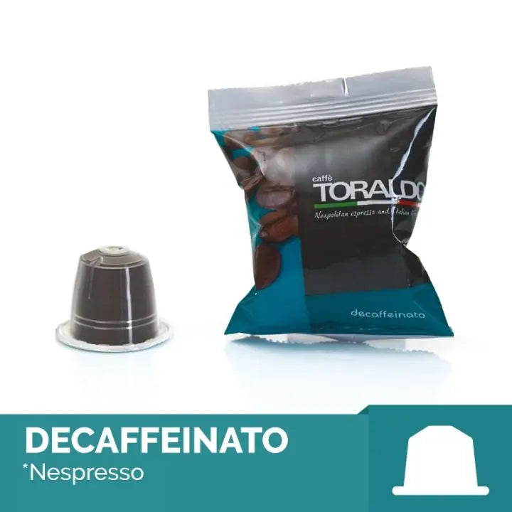 100 Capsule Caffè Toraldo Compatibili con Macchine Nespresso