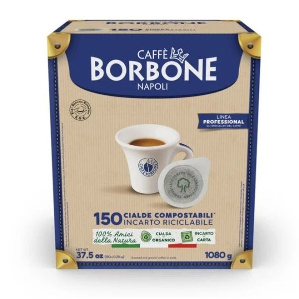 150 Cialde ESE 44mm Caffè Borbone Miscela BLU