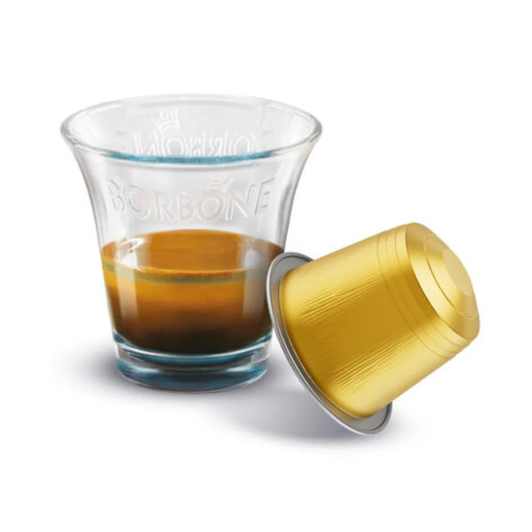 100 Capsule Caffè Borbone in Alluminio Compatibili con Macchine Nespresso (10x10pz)