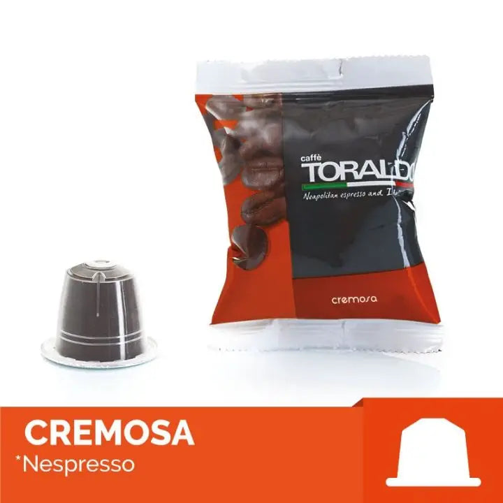 100 Capsule Caffè Toraldo Compatibili con Macchine Nespresso