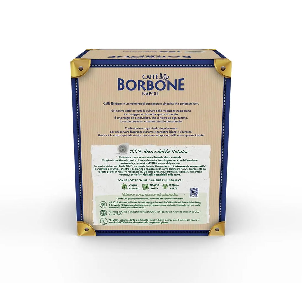 Caffè Borbone Cialda Compostabile, Miscela Blu - 150 Cialde - Sistema ESE