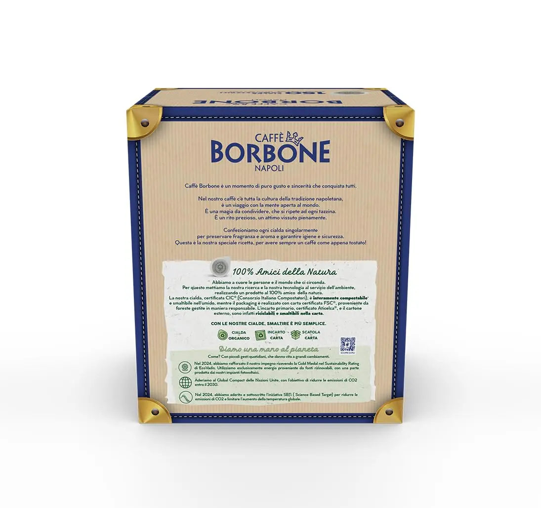 Caffè Borbone Cialda Compostabile, Miscela Blu - 150 Cialde - Sistema ESE