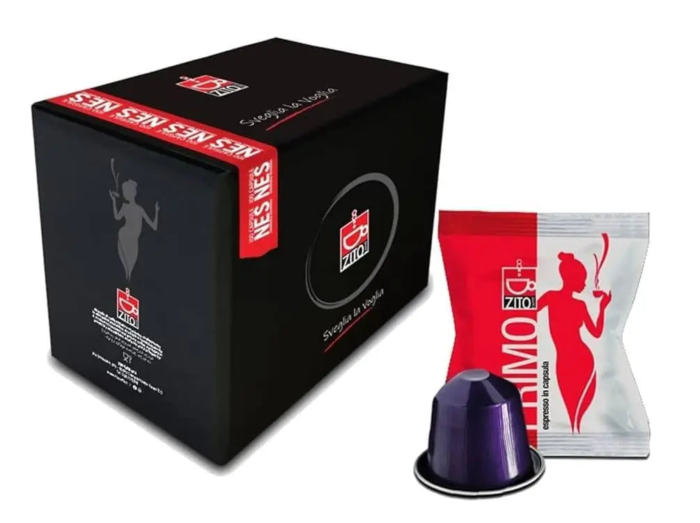 100 Capsule ZITO CAFFE compatibili con NESPRESSO miscela UNICO Densa e Cremosa - Capsule compatibili con Macchine Espresso sistema Nespresso –
