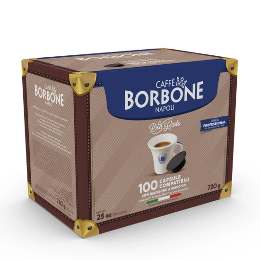 100 Capsule Caffè Borbone Don Carlo Compatibili con Macchine Lavazza A Modo Mio