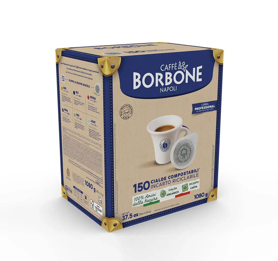 Caffè Borbone Cialda Compostabile, Miscela Blu - 150 Cialde - Sistema ESE