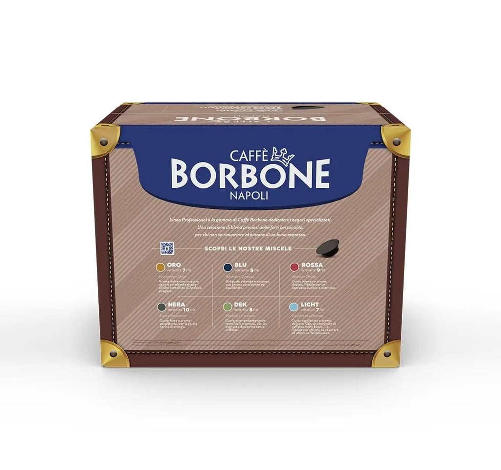 Caffè Borbone Don Carlo, Miscela Blu - 100 Capsule - Compatibili con le Macchine ad uso domestico Lavazza* A Modo Mio*