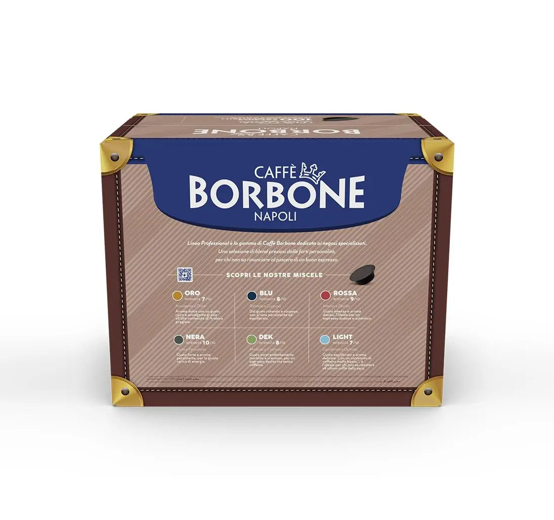 Caffè Borbone Don Carlo, Miscela Blu - 100 Capsule - Compatibili con le Macchine ad uso domestico Lavazza* A Modo Mio*