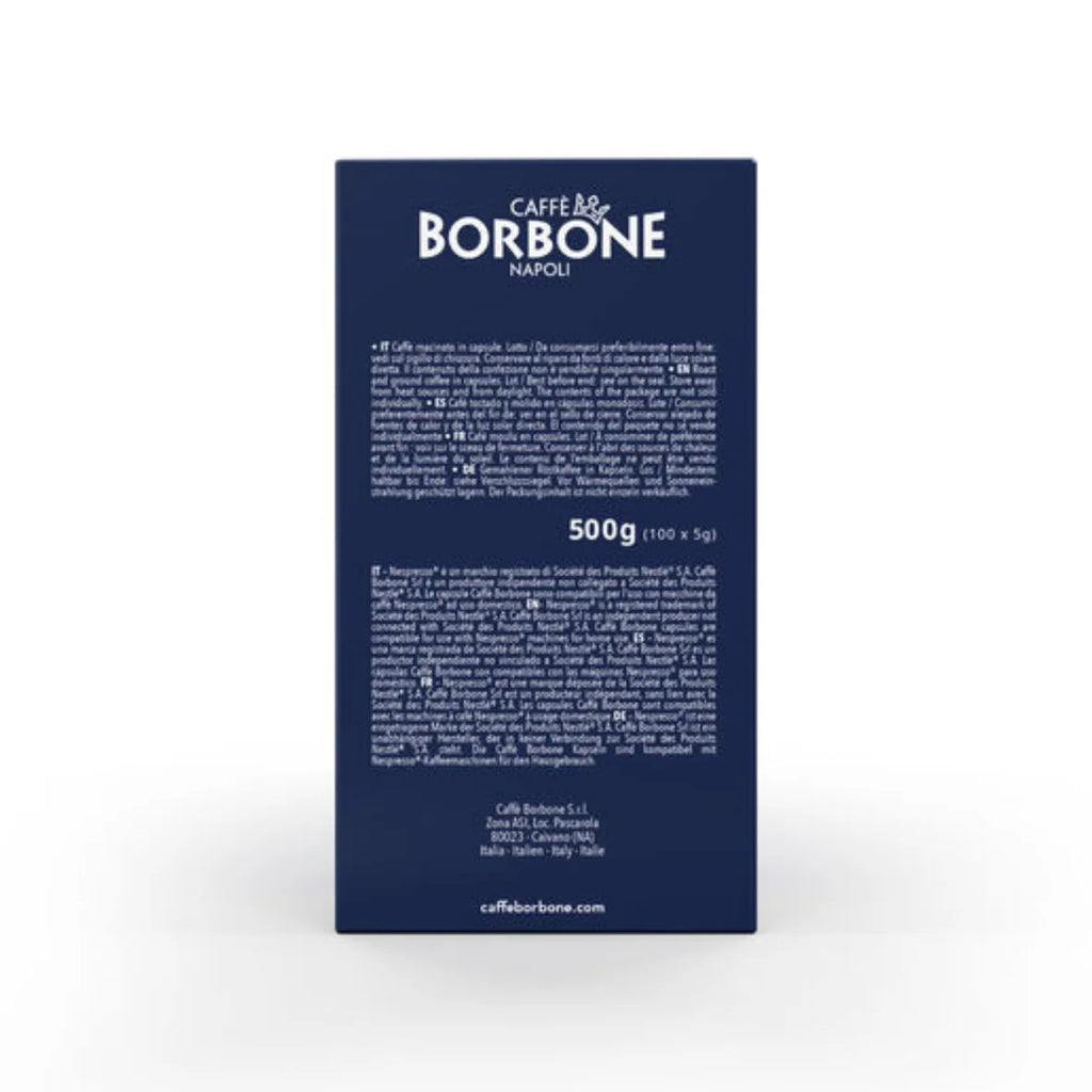 100 Capsule Caffè Borbone in Alluminio Compatibili con Macchine Nespresso (10x10pz)