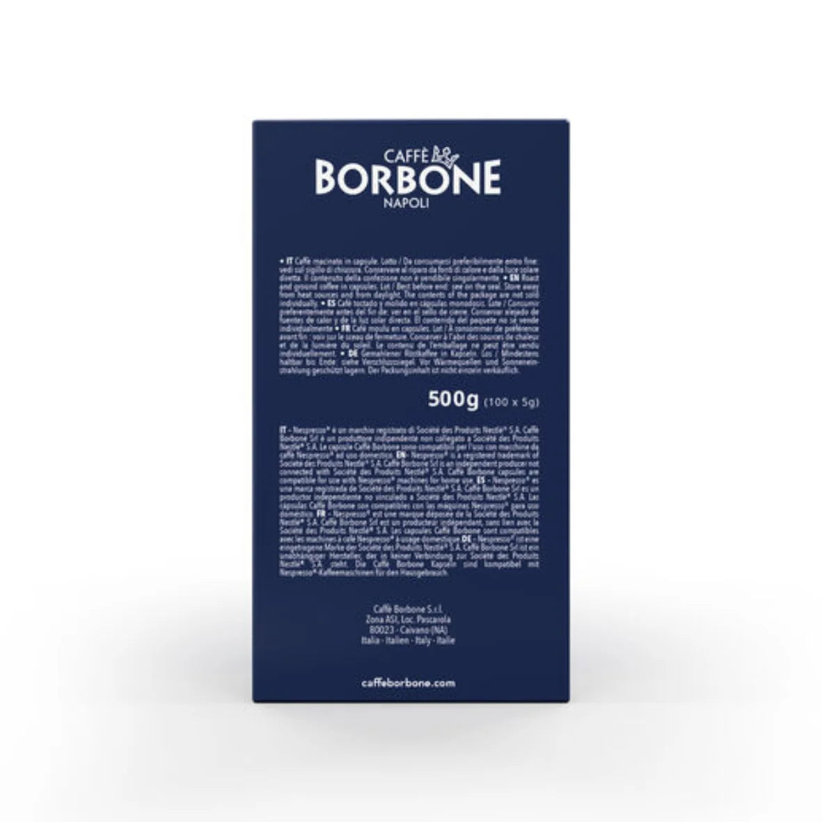 100 Capsule Caffè Borbone in Alluminio Compatibili con Macchine Nespresso (10x10pz)