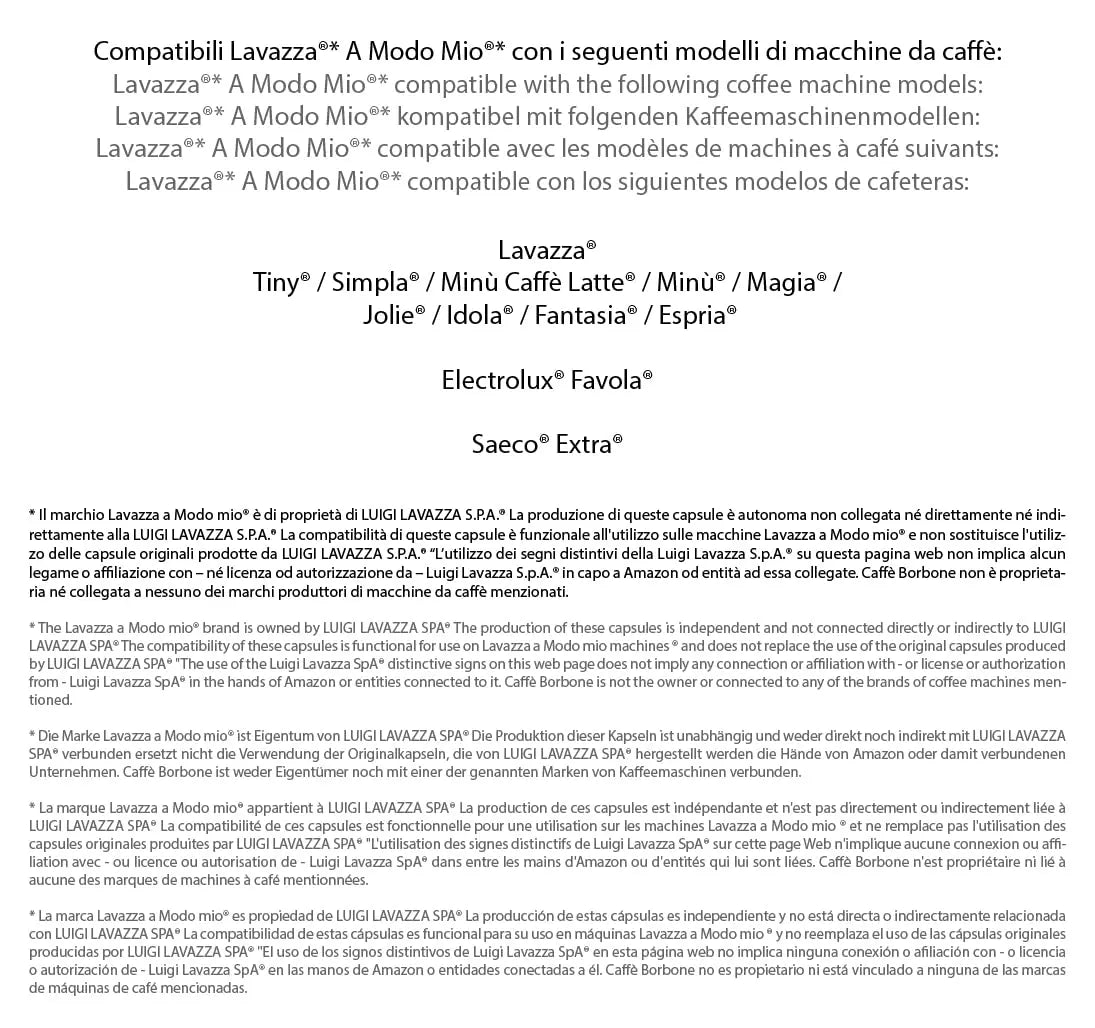 Caffè Borbone Don Carlo, Miscela Blu - 100 Capsule - Compatibili con le Macchine ad uso domestico Lavazza* A Modo Mio*